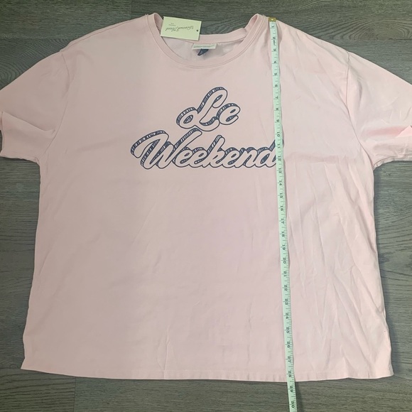 Universal Thread Le Weekend Short Sleeve Graphic T-Shirt - Size XXL - Pink - NWT - Picture 7 of 9